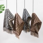 Autumn,Winter Collection Autumn-Winter Brushed Plaid Scarf