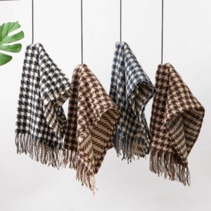 Autumn,Winter Collection Autumn-Winter Brushed Plaid Scarf